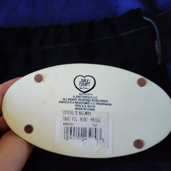 Take Heart Figurine by Karen Hahn “Friends from the Heart” by Enesco 2007 - Picture 4 of 5